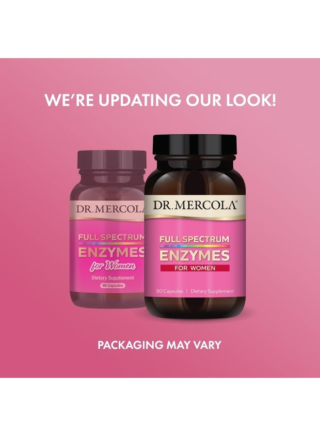 Dr. Mercola - Full Spectrum Enzymes For Women 90 Capsules - Image 2